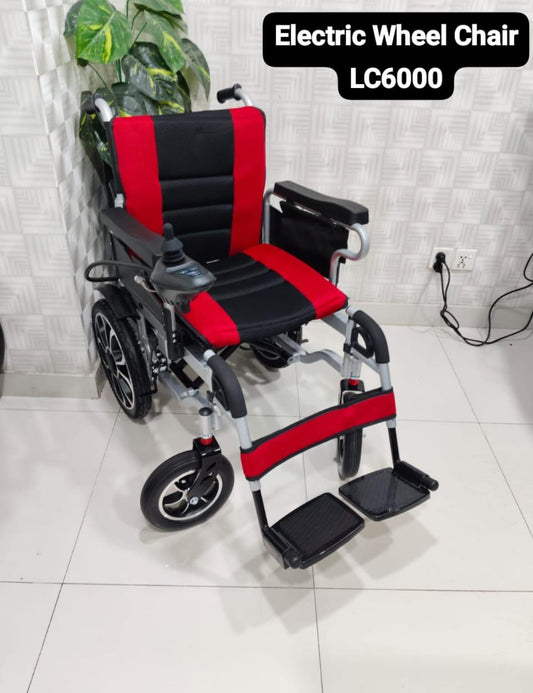 SS 6000 Electric Wheelchair – Lightweight Foldable Power Wheelchair with Flip-Up Armrest & Dry Battery – Best Budget Mobility Solution in Pakistan