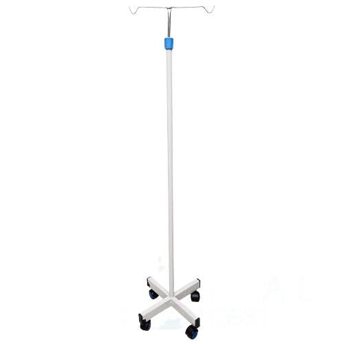 Premium IV Drip Stand with Wheels – Adjustable Height, 4-Leg Base