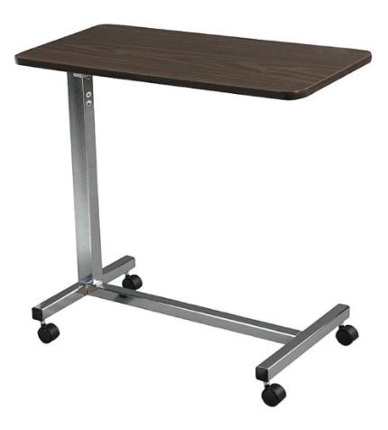 Adjustable Overbed Table with Wheels โ Hospital & Home Use Imported Yuwell Brand Over Bed Table