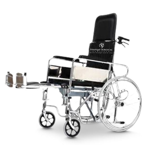 GC Reclining Commode Wheelchair Model: SS 608