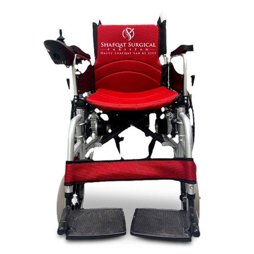 Electric Wheelchair SS 974 – Foldable, Dual Motor, Heavy-Duty Mobility Chair