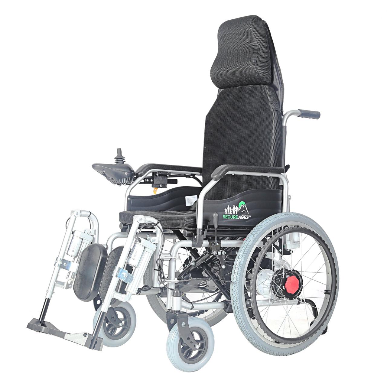 Secure Ages Electric Wheelchair – Reclining & Power Assist
