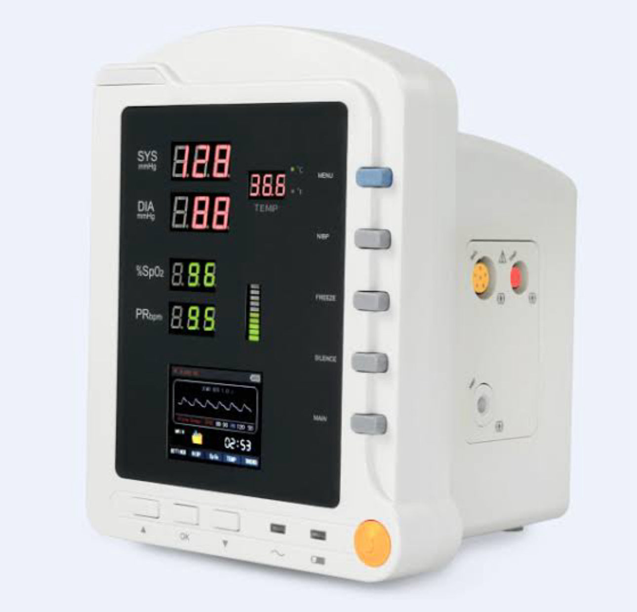 Compact Vital Signs Patient Monitor – NIBP, SpO2, Temp & Pulse Rate