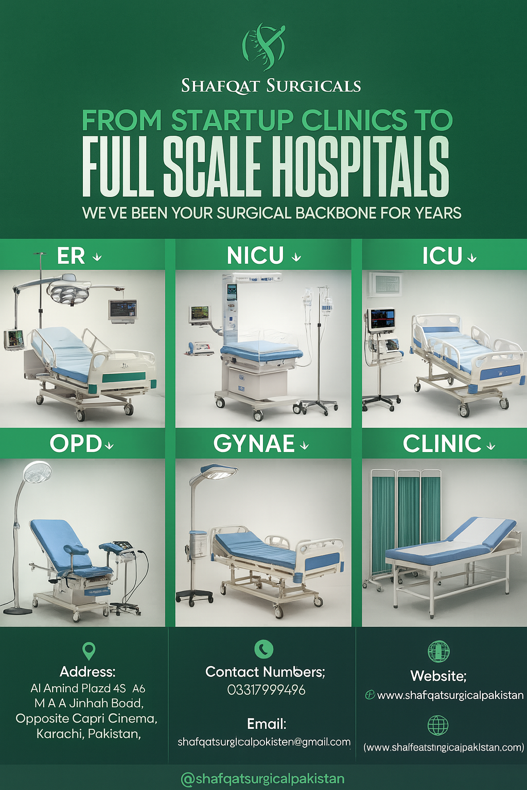Complete ICU Setup in Pakistan | Hospital ICU Equipment with Patient Monitors, ICU Bed & Oxygen Support