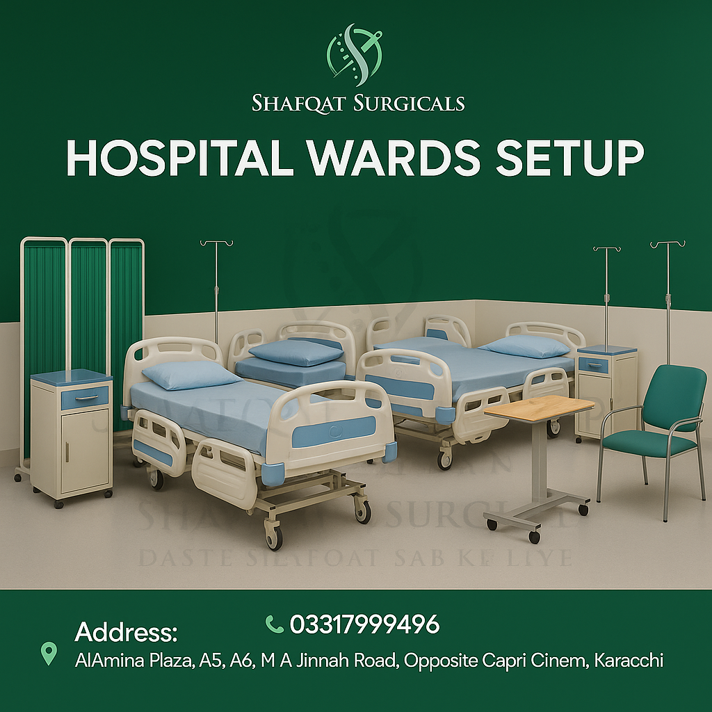 Complete ICU Setup in Pakistan | Hospital ICU Equipment with Patient Monitors, ICU Bed & Oxygen Support