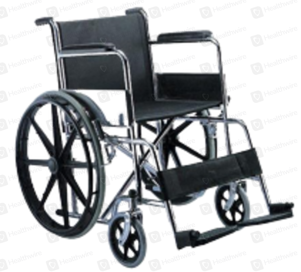 Standard Manual Wheelchair – Foldable, Durable & Lightweight | KY809B Model Free Delivery