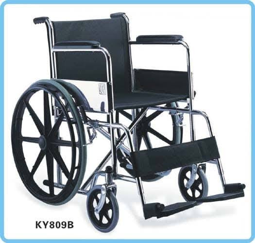 Standard Manual Wheelchair – Foldable, Durable & Lightweight | KY809B Model Free Delivery