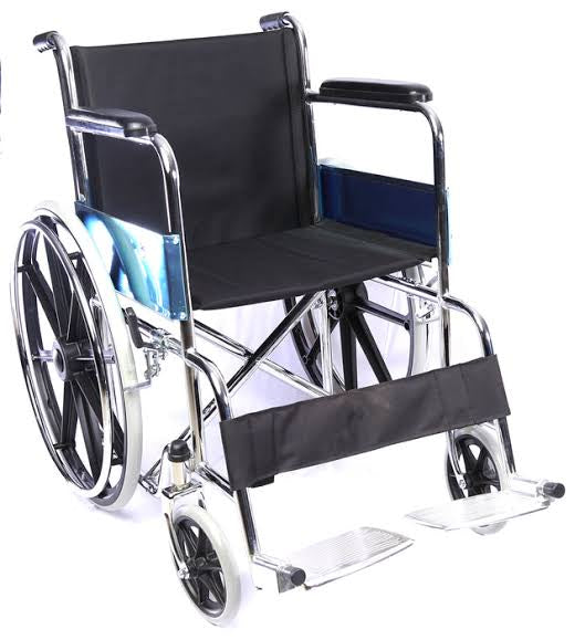 Standard Manual Wheelchair – Foldable, Durable & Lightweight | KY809B Model Free Delivery