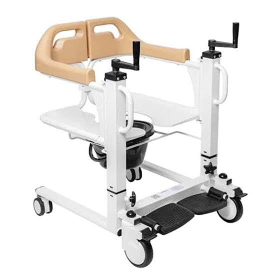 Imported Patient Lift – Transfer Commode Wheelchair 7600LQ Seat | 3-in-1 Comfortable Design