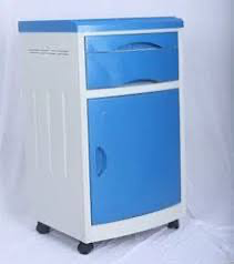 ABS Bedside Locker with Drawer & Cabinet – Hospital Grade, Mobile Storage Unit