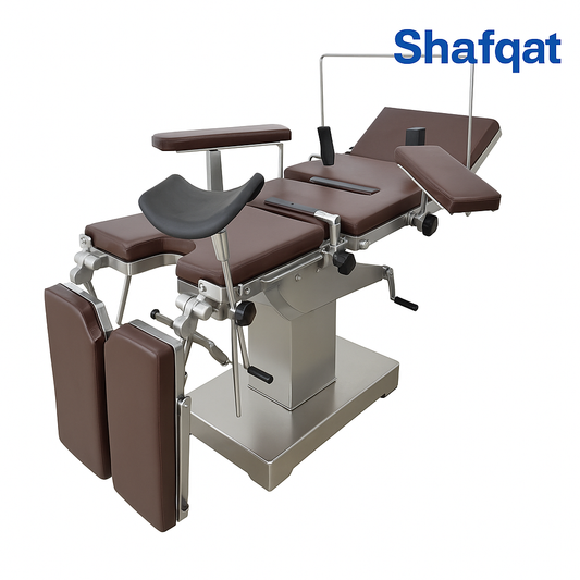 Stainless Steel Manual Gynecological Operating Table – Adjustable OB/GYN OT Table Basic