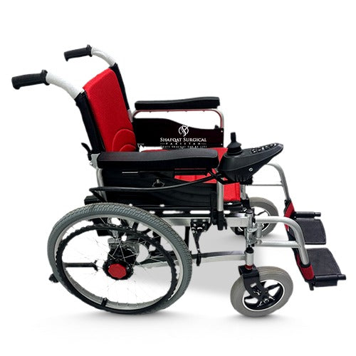 Electric Wheelchair SS 974 – Foldable, Dual Motor, Heavy-Duty Mobility Chair