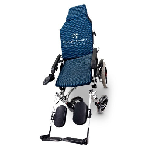 Electric Wheelchair LC-3000 Manual Reclining Wheelchair with Manual Footrest