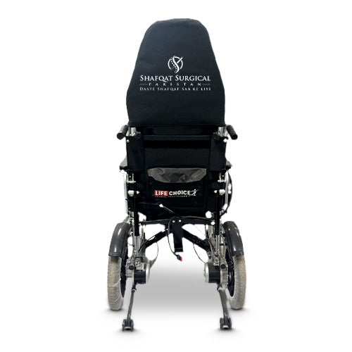 Electric Wheelchair LC-3000 Manual Reclining Wheelchair with Manual Footrest