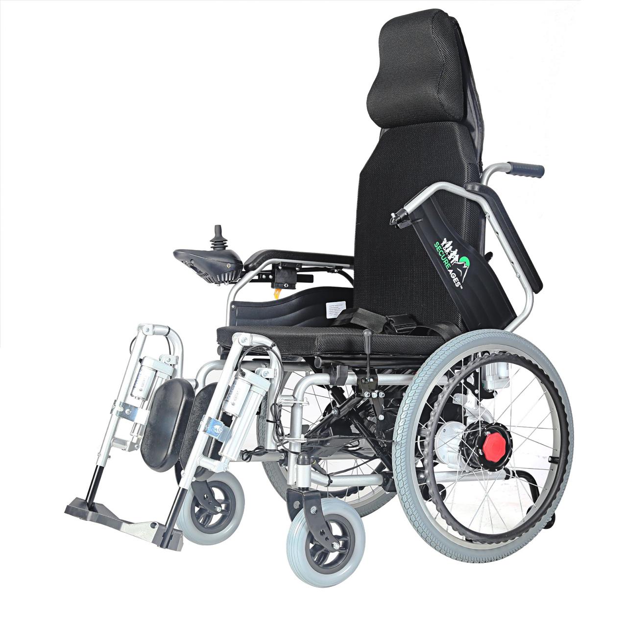Secure Ages Electric Wheelchair – Reclining &amp; Power Assist