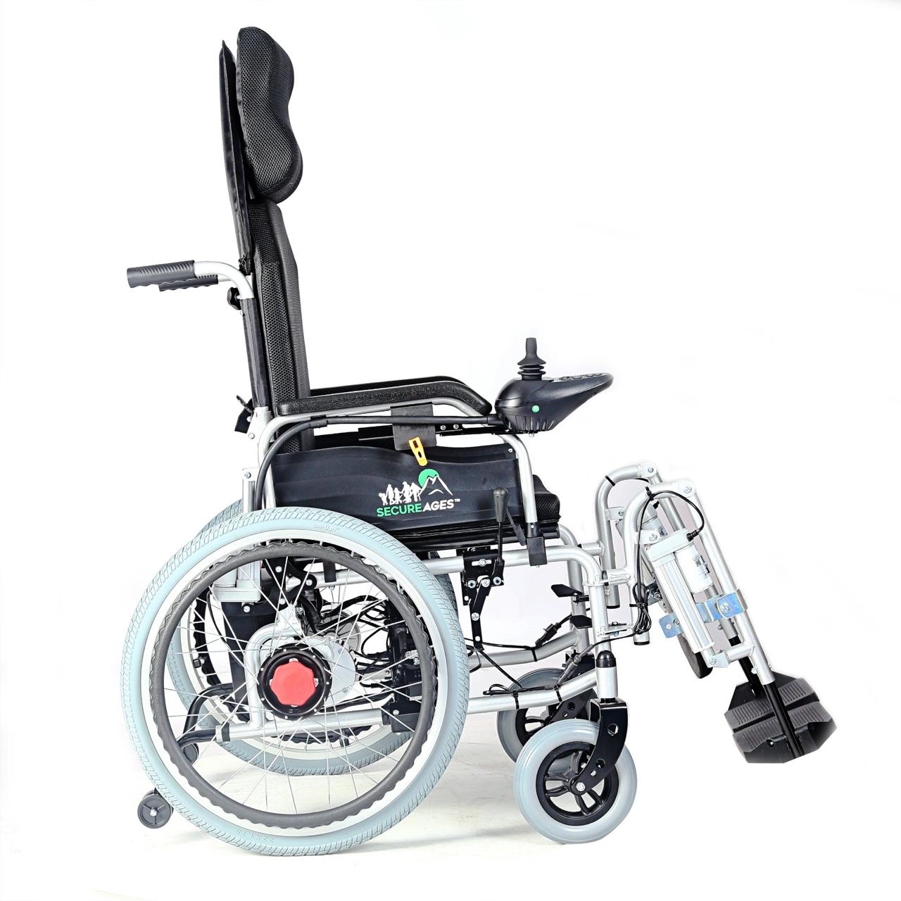 Secure Ages Electric Wheelchair – Reclining &amp; Power Assist