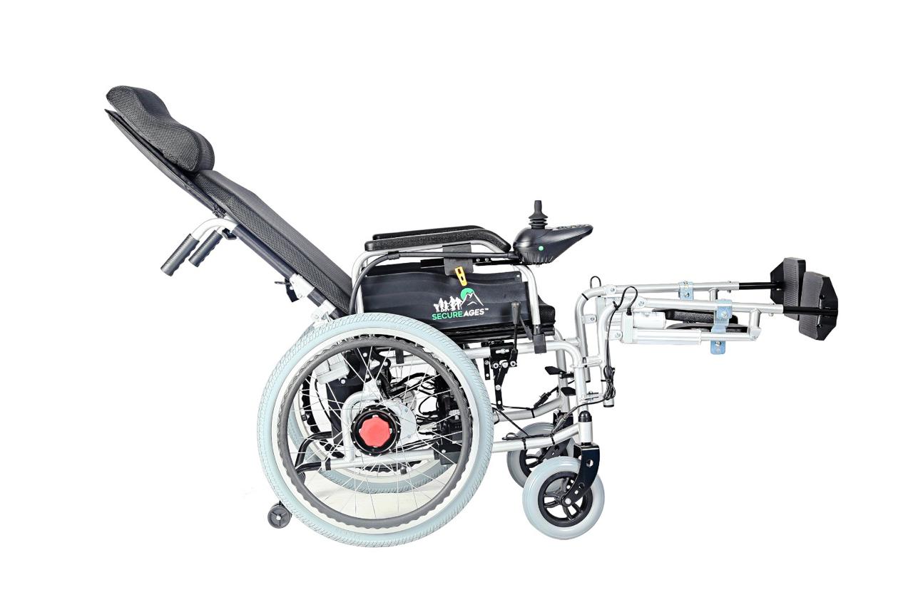 Secure Ages Electric Wheelchair – Reclining &amp; Power Assist