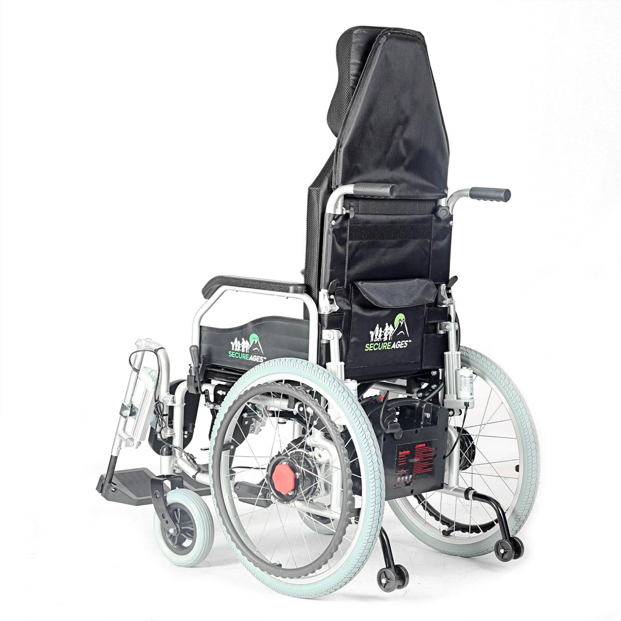 Secure Ages Electric Wheelchair – Reclining &amp; Power Assist