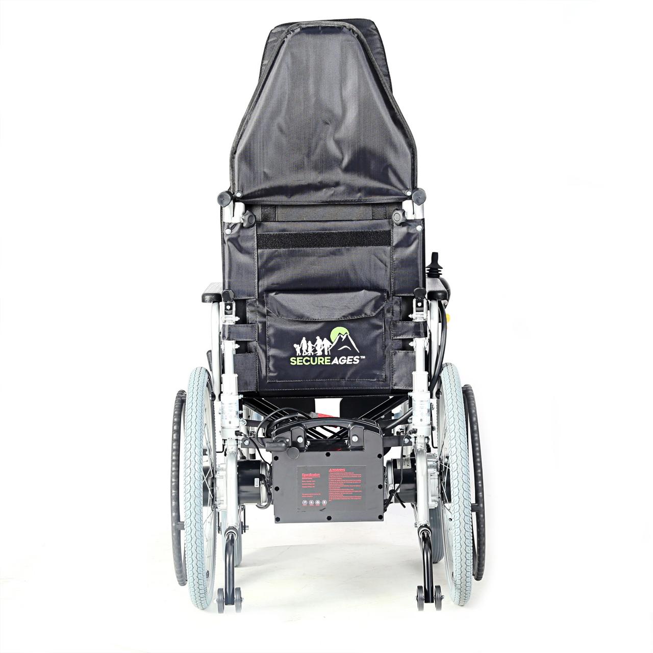 Secure Ages Electric Wheelchair – Reclining &amp; Power Assist