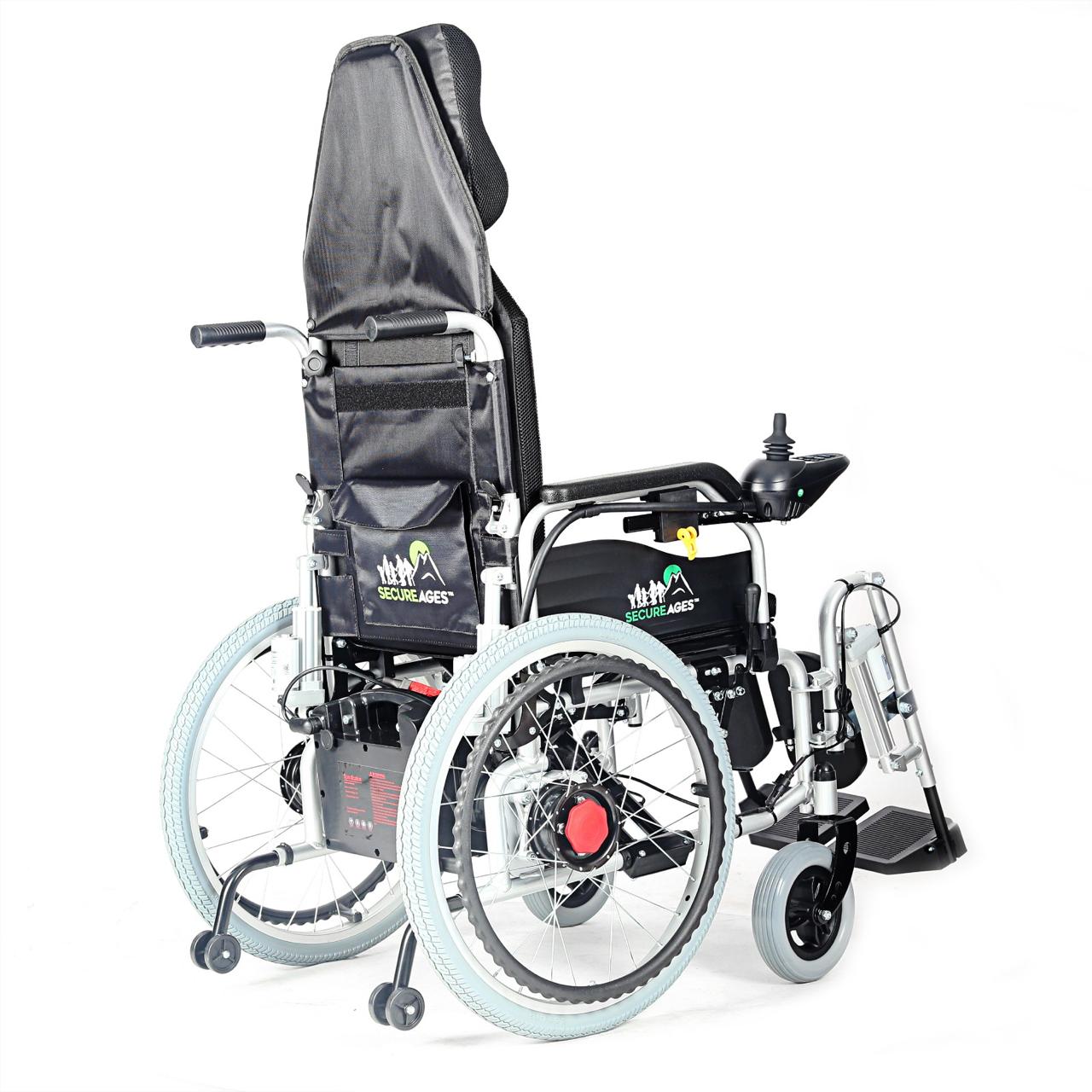 Secure Ages Electric Wheelchair – Reclining &amp; Power Assist