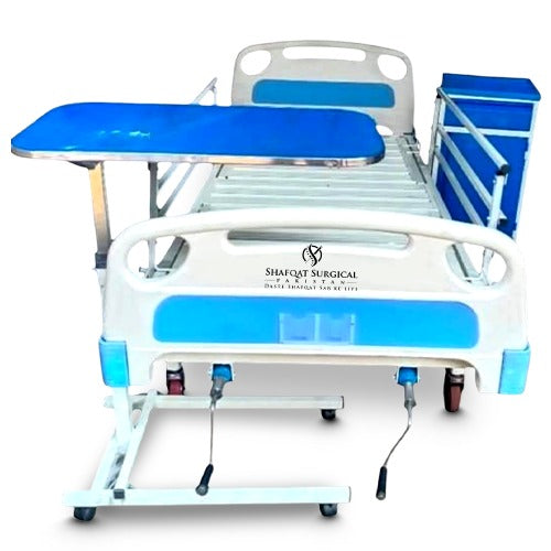 Dual Crank Hospital Bed (Manual) with imported ABS Head Foot